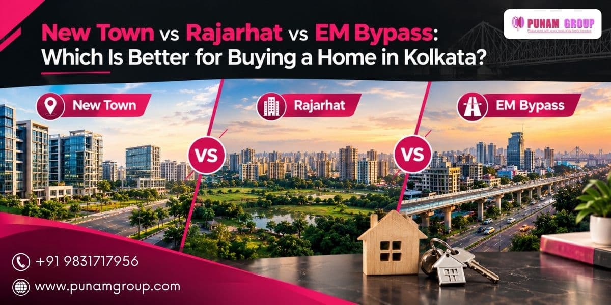 New Town vs Rajarhat vs EM Bypass: Which Is Better for Buying a Home in Kolkata?