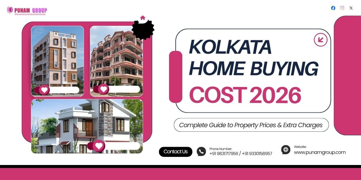 Kolkata Home Buying Cost 2026: Complete Guide to Property Prices and Extra Charges